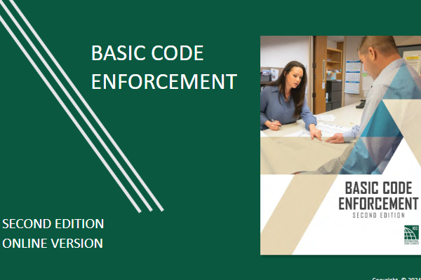 Basic Code Enforcement: An Overview of Codes (Online Self-Paced)